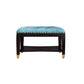 Traditional Entryway Bench Solid Wood Seating Bench with Upholstered 24"L x 14"W x 13"H Blue Clearhalo 'Benches' 'Chairs & Seating' 'furn' 'furn_benches' 'Furniture' 'Living Room Furniture' 6764701