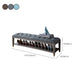 Traditional Entryway Bench Solid Wood Seating Bench with Upholstered Clearhalo 'Benches' 'Chairs & Seating' 'furn' 'furn_benches' 'Furniture' 'Living Room Furniture' 6764717