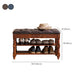 13.65-inch W Traditional Entryway Bench Solid Wood Bench with Upholstered Clearhalo 'Benches' 'Chairs & Seating' 'furn' 'furn_benches' 'Furniture' 'Living Room Furniture' 6764730