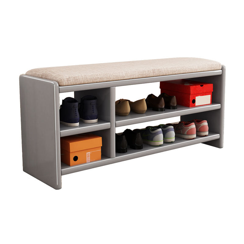 Banca di ingresso industriale da 11,7 pollici in panca in legno massiccio con imbottito