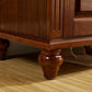 Traditional Entryway Bench Solid Wood Bench with Upholstered Clearhalo 'Benches' 'Chairs & Seating' 'furn' 'furn_benches' 'Furniture' 'Living Room Furniture' 6764759