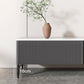 4 Legs Single Coffee Table Rectangle Slate Coffee Table with 4 Drawers