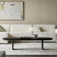 15"H Contemporary Coffee Table Solid Wood Black Single Cocktail Table Clearhalo 'Coffee & Accent Tables' 'Coffee Tables' 'coffee_tables' 'furn' 'furn_coffee_tables' 'Furniture' 'Living Room Furniture' 6765025
