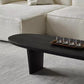 15"H Contemporary Coffee Table Solid Wood Black Single Cocktail Table Clearhalo 'Coffee & Accent Tables' 'Coffee Tables' 'coffee_tables' 'furn' 'furn_coffee_tables' 'Furniture' 'Living Room Furniture' 6765027