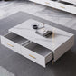 Slate Coffee Table Glam Nesting Coffee Table Set with Storage Drawers Clearhalo 'Coffee & Accent Tables' 'Coffee Tables' 'coffee_tables' 'furn' 'furn_coffee_tables' 'Furniture' 'Living Room Furniture' 6765039