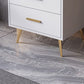 Slate Coffee Table Glam Nesting Coffee Table Set with Storage Drawers Clearhalo 'Coffee & Accent Tables' 'Coffee Tables' 'coffee_tables' 'furn' 'furn_coffee_tables' 'Furniture' 'Living Room Furniture' 6765045
