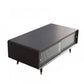 Solid Wood Rectangle Cocktail Table Modern No Distressing Single Coffee Table Grey Clearhalo 'Coffee & Accent Tables' 'Coffee Tables' 'coffee_tables' 'furn' 'furn_coffee_tables' 'Furniture' 'Living Room Furniture' 6765097