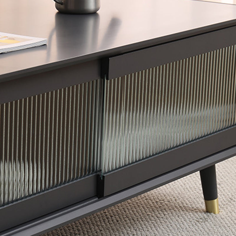 Solid Wood Rectangle Cocktail Table Modern No Distressing Single Coffee Table Clearhalo 'Coffee & Accent Tables' 'Coffee Tables' 'coffee_tables' 'furn' 'furn_coffee_tables' 'Furniture' 'Living Room Furniture' 6765107