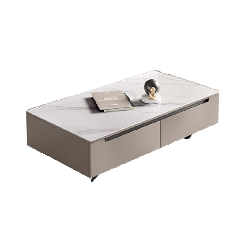 Aucune table basse simple affligeante d'ardoise de table de cocktail de rectangle