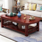 Contemporary Coffee Table Storage Solid Wood Coffee Cocktail Table Clearhalo 'Coffee & Accent Tables' 'Coffee Tables' 'coffee_tables' 'furn' 'furn_coffee_tables' 'Furniture' 'Living Room Furniture' 6765183