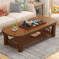 20"H moderner Couchtisch aus massivem Holz mit Stauraum für Kaffee und Cocktails