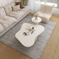 31" Wide Contemporary Coffee Table Pedestal Coffee Cocktail Table Clearhalo 'Coffee & Accent Tables' 'Coffee Tables' 'coffee_tables' 'furn' 'furn_coffee_tables' 'Furniture' 'Living Room Furniture' 6765273