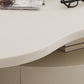 31" Wide Contemporary Coffee Table Pedestal Coffee Cocktail Table Clearhalo 'Coffee & Accent Tables' 'Coffee Tables' 'coffee_tables' 'furn' 'furn_coffee_tables' 'Furniture' 'Living Room Furniture' 6765279