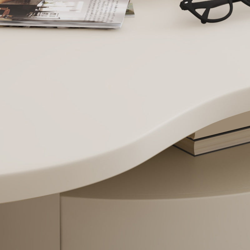 31" Wide Contemporary Coffee Table Pedestal Coffee Cocktail Table Clearhalo 'Coffee & Accent Tables' 'Coffee Tables' 'coffee_tables' 'furn' 'furn_coffee_tables' 'Furniture' 'Living Room Furniture' 6765279
