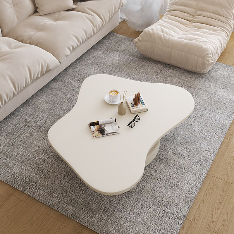 31" Wide Contemporary Coffee Table Pedestal Coffee Cocktail Table Pine Clearhalo 'Coffee & Accent Tables' 'Coffee Tables' 'coffee_tables' 'furn' 'furn_coffee_tables' 'Furniture' 'Living Room Furniture' 6765282