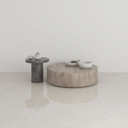 Contemporary Coffee Table Set Wooden Round Coffee Cocktail Table Drawers Not Included Clearhalo 'Coffee & Accent Tables' 'Coffee Tables' 'coffee_tables' 'furn' 'furn_coffee_tables' 'Furniture' 'Living Room Furniture' 6765294