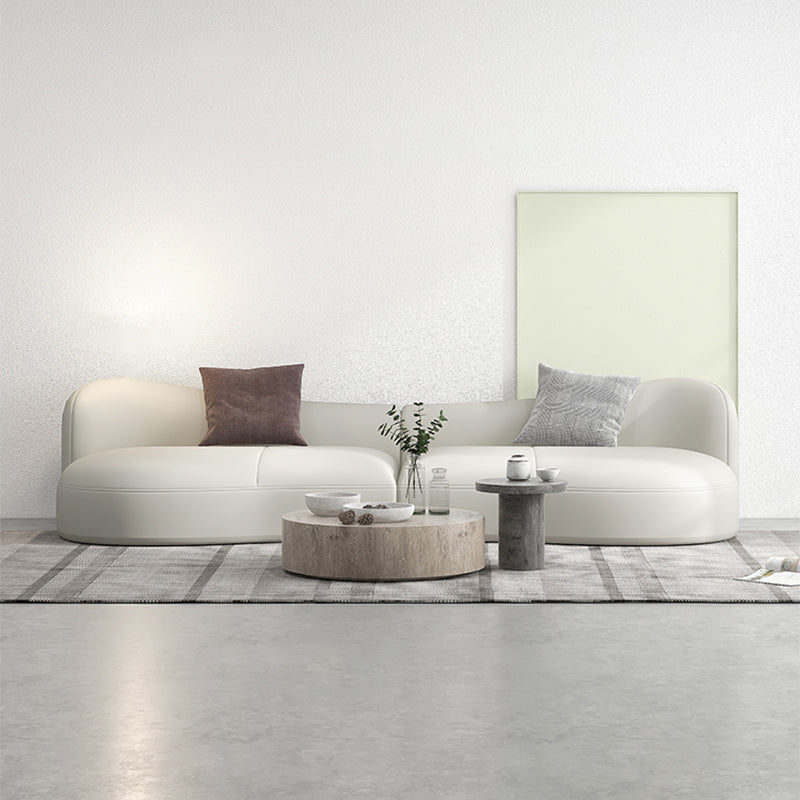 Contemporary Coffee Table Set Wooden Round Coffee Cocktail Table Clearhalo 'Coffee & Accent Tables' 'Coffee Tables' 'coffee_tables' 'furn' 'furn_coffee_tables' 'Furniture' 'Living Room Furniture' 6765306