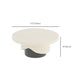 Contemporary Coffee Table Wooden Pedestal Round Coffee Cocktail Table Clearhalo 'Coffee & Accent Tables' 'Coffee Tables' 'coffee_tables' 'furn' 'furn_coffee_tables' 'Furniture' 'Living Room Furniture' 6765377
