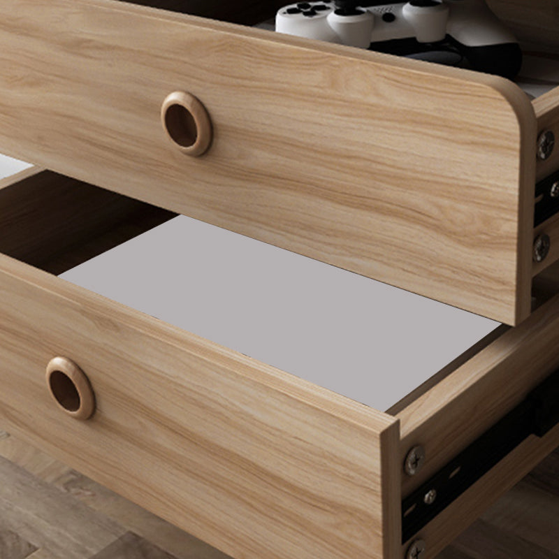 Tavolino da cocktail rettangolare Tavolino singolo moderno in legno a 4 gambe