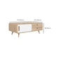 Tavolino da cocktail rettangolare Tavolino singolo moderno in legno a 4 gambe