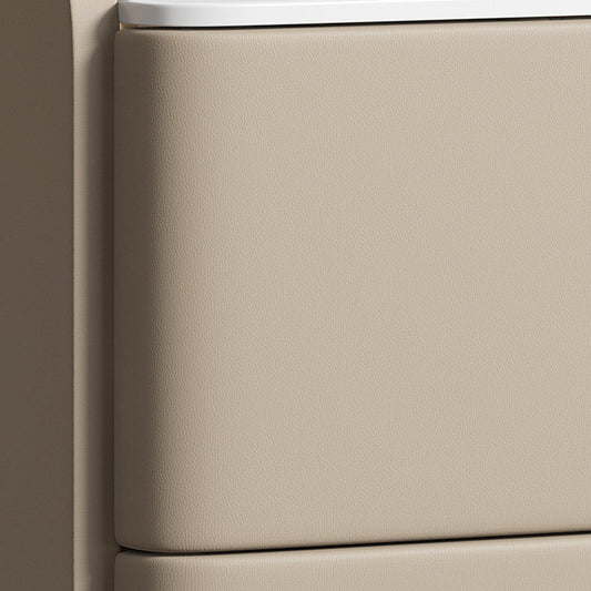 Steinbett Nachttisch Klassiker Glam -Nachtschrank mit Schubladen