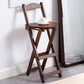 Solid Wood Dining Stools Contemporary Folding Bar Stools with Footrest Clearhalo 'Bar Furniture' 'Bar Stools' 'bar_stools' 'furn' 'furn_bar_stools' 'Furniture' 'Kitchen & Dining Furniture' 6768093
