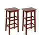 Massivholz Barhocker Footreest Armless Counterhocker für Esszimmer
