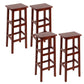 Massivholz Barhocker Footreest Armless Counterhocker für Esszimmer