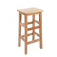 Massivholz Barhocker Footreest Armless Counterhocker für Esszimmer