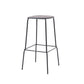 Solid Wood Counter & Bar Stools Modern Indoor Stools with Metal Base