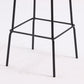 Solid Wood Counter & Bar Stools Modern Indoor Stools with Metal Base