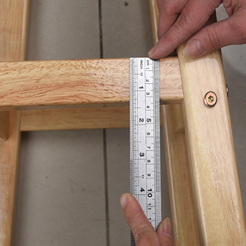 Light Wood Finish Counter & Bar Stools Modern Indoor Stools with 4 Legs Clearhalo 'Bar Furniture' 'Bar Stools' 'bar_stools' 'furn' 'furn_bar_stools' 'Furniture' 'Kitchen & Dining Furniture' 6768332