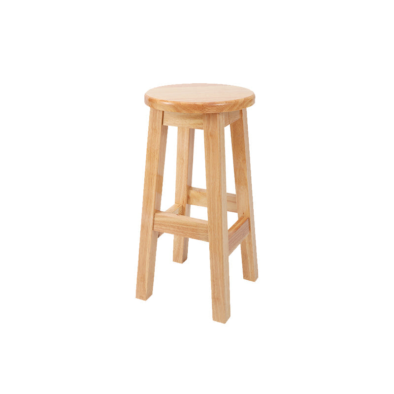 Modern Style Bar Stool Solid Wood Counter Stool for Dining Room Clearhalo 'Bar Furniture' 'Bar Stools' 'bar_stools' 'furn' 'furn_bar_stools' 'Furniture' 'Kitchen & Dining Furniture' 6768376