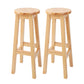 Modern Style Bar Stool Solid Wood Counter Stool for Dining Room 2 Piece Set Bar Stool(31"H) Clearhalo 'Bar Furniture' 'Bar Stools' 'bar_stools' 'furn' 'furn_bar_stools' 'Furniture' 'Kitchen & Dining Furniture' 6768379