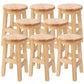 Modern Style Bar Stool Solid Wood Counter Stool for Dining Room 8 Piece Set Short Stool(20"H) Clearhalo 'Bar Furniture' 'Bar Stools' 'bar_stools' 'furn' 'furn_bar_stools' 'Furniture' 'Kitchen & Dining Furniture' 6768390