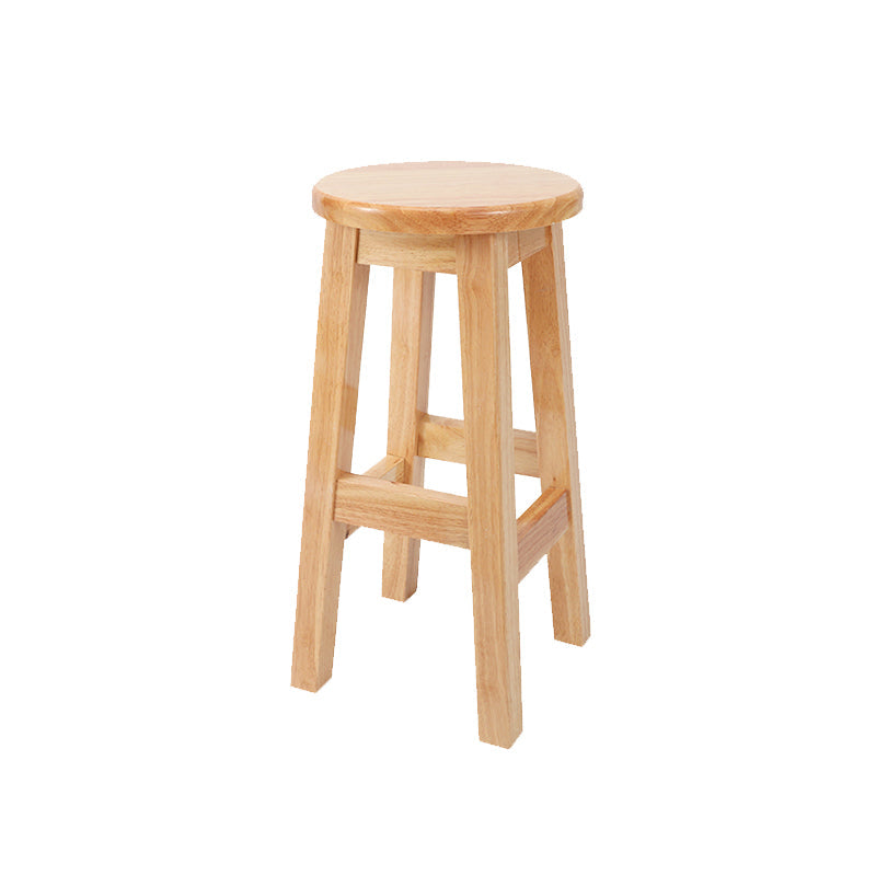 Modern Style Bar Stool Solid Wood Counter Stool for Dining Room 1 Piece Counter Stool (23.5"H) Clearhalo 'Bar Furniture' 'Bar Stools' 'bar_stools' 'furn' 'furn_bar_stools' 'Furniture' 'Kitchen & Dining Furniture' 6768391
