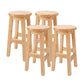 Modern Style Bar Stool Solid Wood Counter Stool for Dining Room 4 Piece Set Counter Stool (23.5"H) Clearhalo 'Bar Furniture' 'Bar Stools' 'bar_stools' 'furn' 'furn_bar_stools' 'Furniture' 'Kitchen & Dining Furniture' 6768393