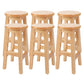 Modern Style Bar Stool Solid Wood Counter Stool for Dining Room 6 Piece Set Counter Stool (23.5"H) Clearhalo 'Bar Furniture' 'Bar Stools' 'bar_stools' 'furn' 'furn_bar_stools' 'Furniture' 'Kitchen & Dining Furniture' 6768394
