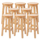 Modern Style Bar Stool Solid Wood Counter Stool for Dining Room 8 Piece Set Counter Stool (23.5"H) Clearhalo 'Bar Furniture' 'Bar Stools' 'bar_stools' 'furn' 'furn_bar_stools' 'Furniture' 'Kitchen & Dining Furniture' 6768395