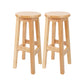Modern Style Bar Stool Solid Wood Counter Stool for Dining Room 2 Piece Set Bar Stool(28"H) Clearhalo 'Bar Furniture' 'Bar Stools' 'bar_stools' 'furn' 'furn_bar_stools' 'Furniture' 'Kitchen & Dining Furniture' 6768397