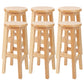 Modern Style Bar Stool Solid Wood Counter Stool for Dining Room 6 Piece Set Bar Stool(28"H) Clearhalo 'Bar Furniture' 'Bar Stools' 'bar_stools' 'furn' 'furn_bar_stools' 'Furniture' 'Kitchen & Dining Furniture' 6768399