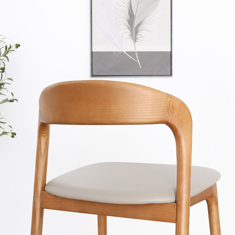 Tabourets à manger en bois massif tabourets de bar contemporains avec coussin