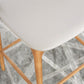 Tabourets à manger en bois massif tabourets de bar contemporains avec coussin