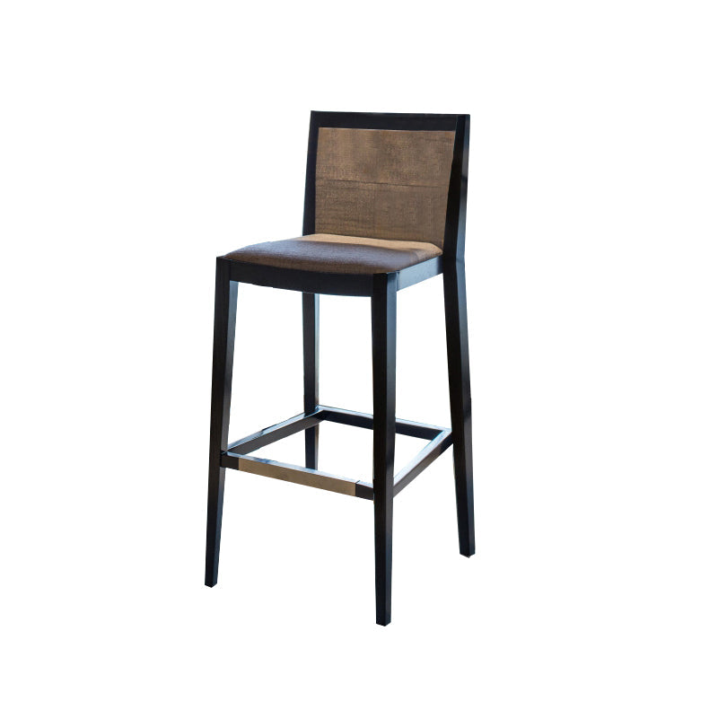 Linen Stools with Ash Wood Frame Industrial Counter & Bar Stools for Home