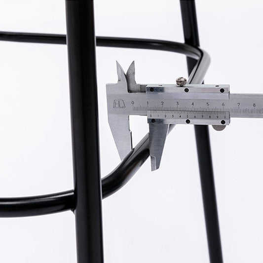 Low Back Dining Stools Contemporary Armless Bar Stools with Metal Base