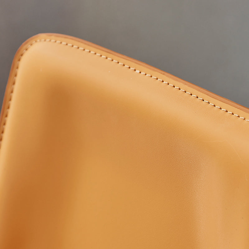 Sgabello da bar in pelle moderna sgabello da banco posteriore per sala da pranzo