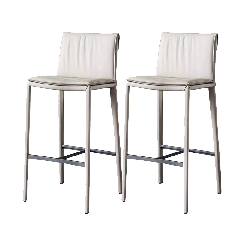 Moderno sgabello da bar sgabello cornice in pelle per sala da pranzo