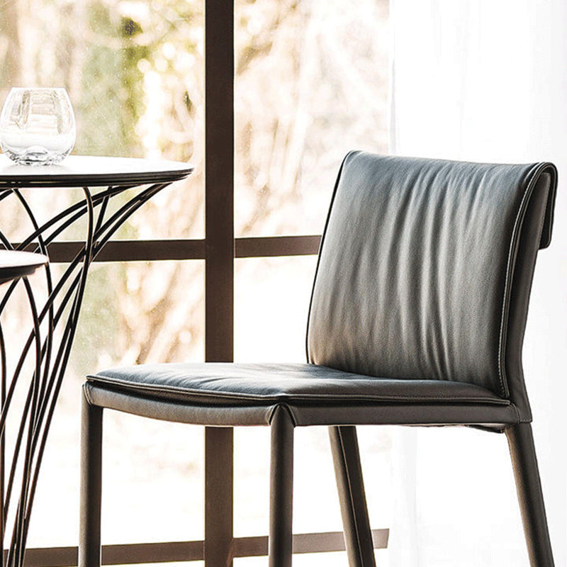 Moderno sgabello da bar sgabello cornice in pelle per sala da pranzo