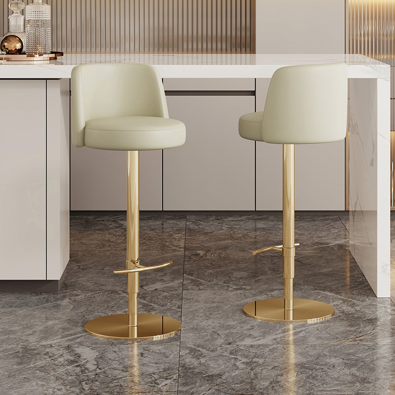 Tabouret de barre glamour tabouret de hauteur réglable pour Bristol avec pivotant