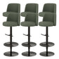 Tabouret de barre glamour tabouret de hauteur réglable pour Bristol avec pivotant
